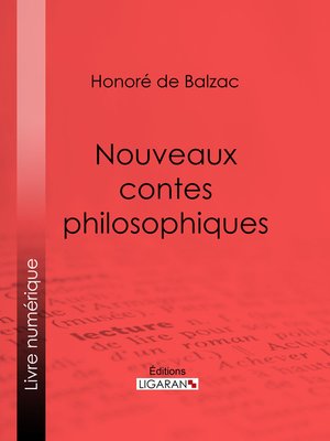 cover image of Nouveaux contes philosophiques